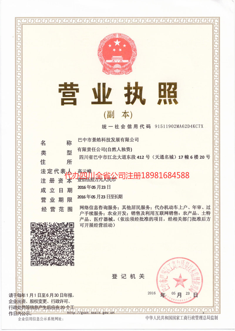 廉江廉江景皓科技发展有限公司