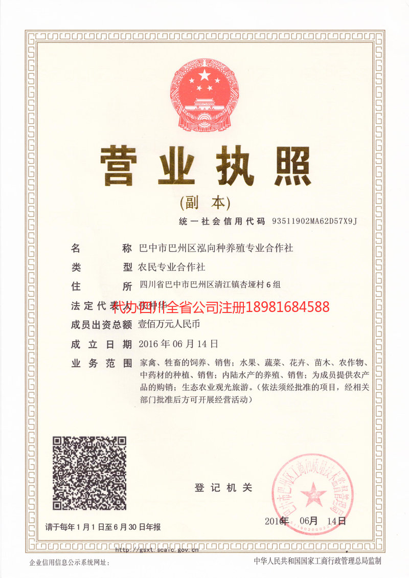 廉江廉江泓向种养殖专业合作社